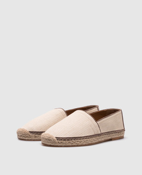 Brunello Cucinelli Бежевые эспадрильи из рафии MZUOAJQ726