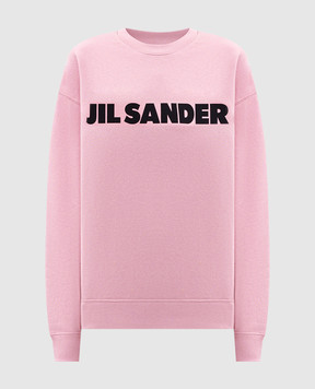 Jil Sander Рожевий світшот з принтом логотипа J53GU0003J20039