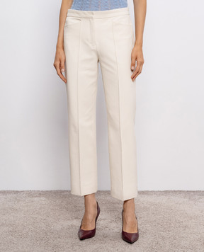 Max Mara Бежеві штани ZAFFIRO ZAFFIRO