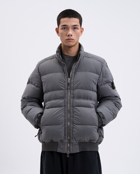 Stone Island Зелена пухова куртка з логотипом K2S154100039S0028
