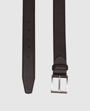 Canali Коричневый кожаный ремень KA0002550C