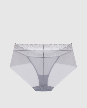 Wolford Серые трусики Samantha с кружевом 69801