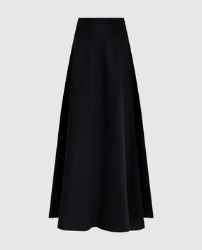 Balenciaga Черная юбка миди с шерстью 817638TKT28