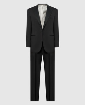 Stefano Ricci Черный костюм из шерсти M6SF431260HB