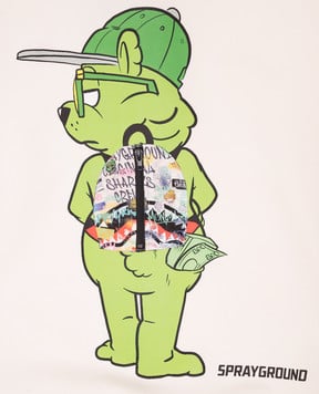 Sprayground Детский бежевый свитшот Shark In The Rizz Bear SPY1222EIVO