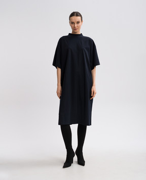 Balenciaga Черное платье-футболка 817647TRV07