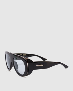 Bottega Veneta Чорні сонцезахисні окуляри Osservatorio Aviator 821497VB
L80