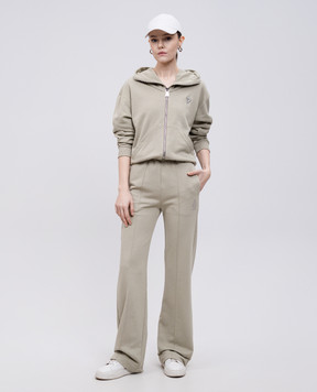 Dondup Зеленые спортивные брюки с логотипом DP737
KF0234DIT1