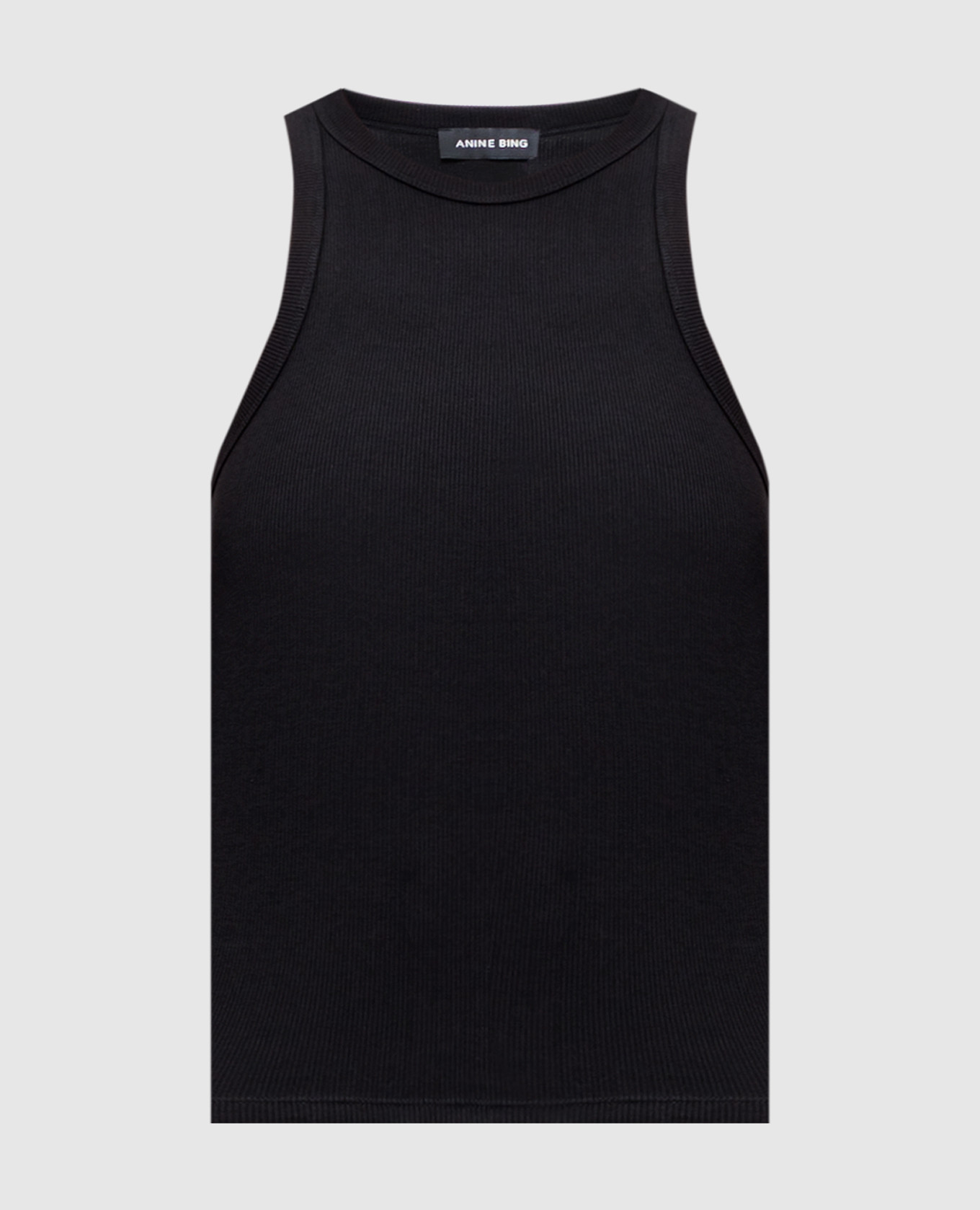 

Черный топ Eva Tank в рубчик, Топы