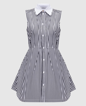 Max Mara Sportmax Біла сукня-сорочка SELE в смужку SELE