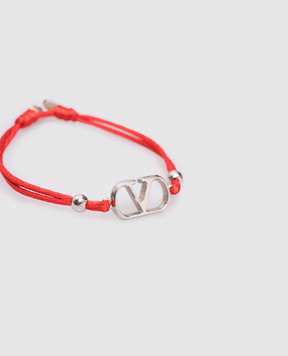 Valentino Червоний браслет VLogo 6Y2J0S67ZWK