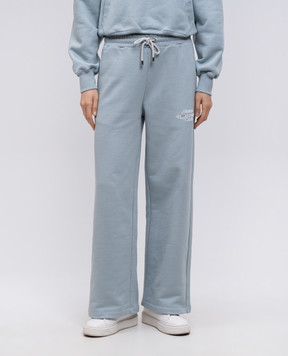 AMIRI Голубые спортивные брюки с логотипом AWJYSP1026
