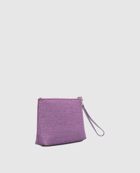 Givenchy Фіолетова косметичка з візерунком логотипа BB60KSB1TX