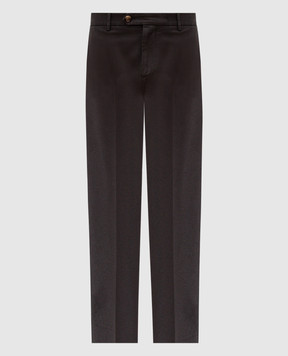 Brunello Cucinelli Серые брюки M252DI1770