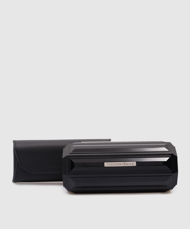 Stefano Ricci оправа для очков с логотипом SG14OHORN изображение 5