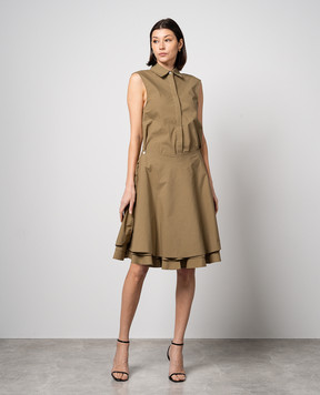 PROENZA SCHOULER Сукня-сорочка Cindy кольору хакі R2423027SC087