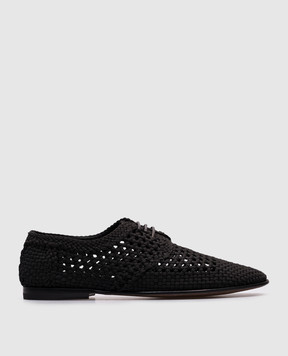 Dolce&Gabbana Чорні плетені дербі A10863A9L64