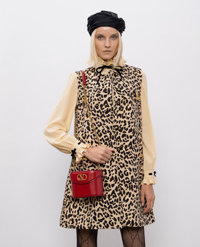 Valentino Красная кожаная сумка кросс-боди Vain 7W2B0R95GCB