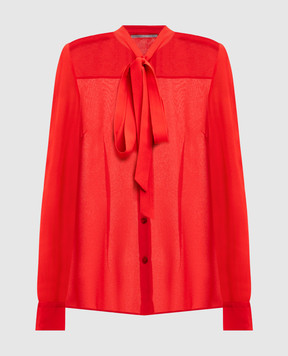 Ermanno Scervino Красная блузка из шелка D292K708GET