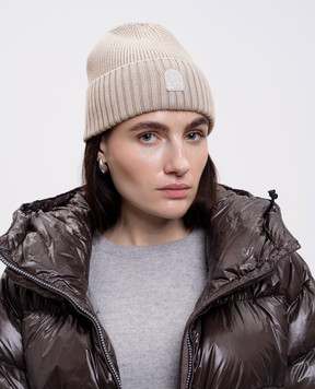 Parajumpers Сіра шапка з вовни мериноса 25WPAHAHA12