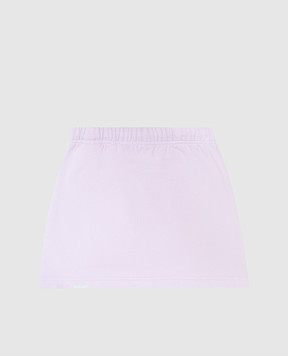 Palm Angels Дитяча фіолетова спідниця з логотипом PGCK001S25FLE00112+