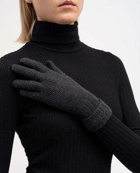 MooRER Серые перчатки GUANTOKNIT GUANTOKNITSUEDEKSE