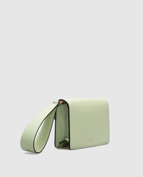 Victoria Beckham Зелений шкіряний клатч Dorian B125AAC006313A