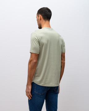 Loro Piana Зелена футболка Soft з шовком FAF6128