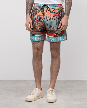 AMIRI Шорти із шовку Jazz Hideaway AMSHCA1084