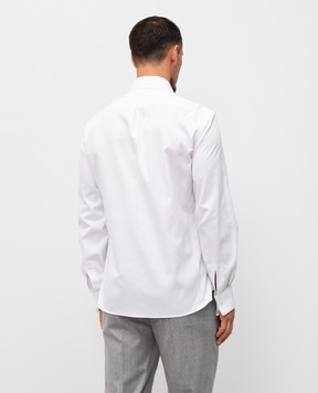 Brunello Cucinelli Белая рубашка Sea Island MR620S1887