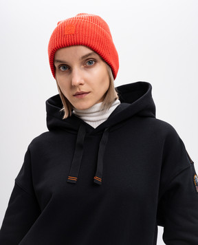 Parajumpers Червона шапка з вовни з патчем логотипа 24WPAHAHA12