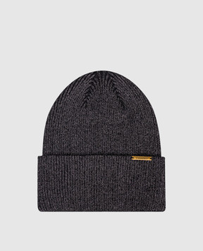 Twinset Чорна шапка з люрексом 252LI4BKK