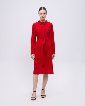 PROENZA SCHOULER Червона сукня-сорочка McKenna з шовком R2523034BY297