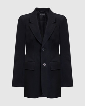 Balenciaga Чорний жакет з вовни 571278TYI20