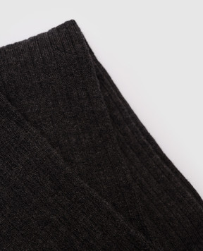Brunello Cucinelli Сірі колготи з кашеміру M64990069