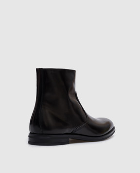 Stuart Weitzman Черные кожаные ботинки Angel SJ201