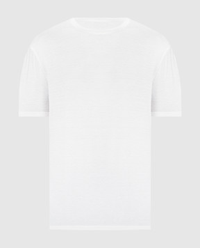 Kiton Бежевая футболка с шелком UMK0355
