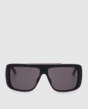 Alexander McQueen Черные очки с логотипом 832528J0770