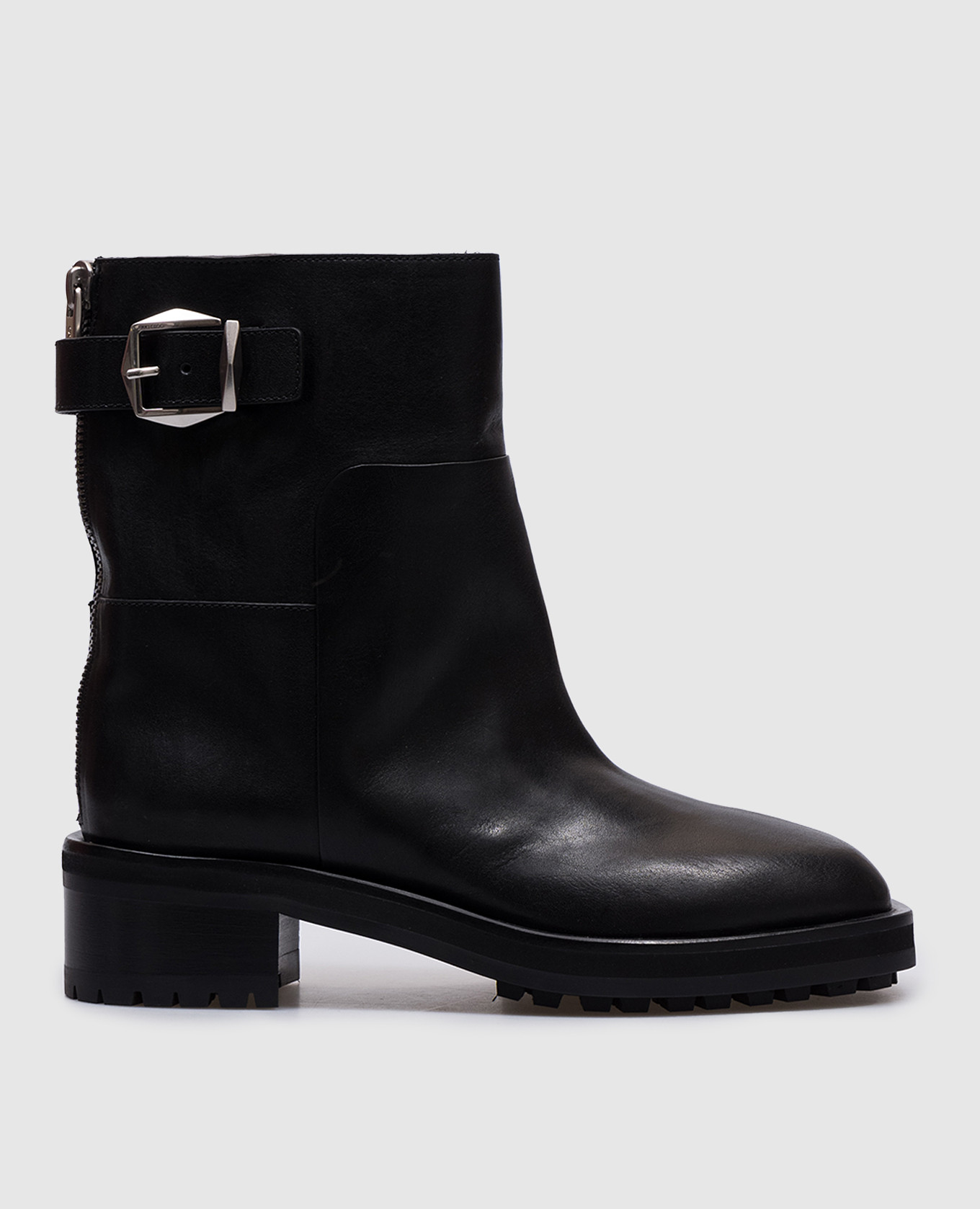 

Черные кожаные ботинки Brooklyn, Черный, Ботинки