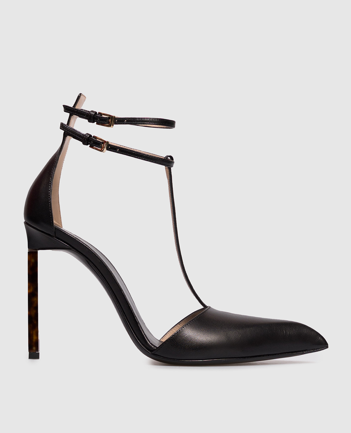 

Черные кожаные туфли, Черный, Туфли