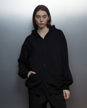 WARDROBE.NYC Чорна спортивна кофта з капюшоном W1072R15