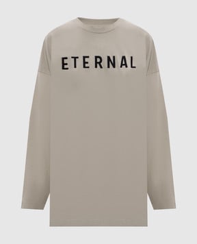 Fear of God Серый удлиненный лонгслив Eternal FGE2505111HWJw