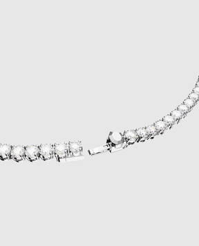 Swarovski Серебристые бусы Matrix Tennis с кристаллами 5681796