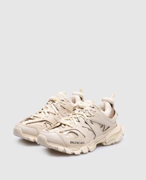 Balenciaga Бежевые кроссовки Track с логотипом 542436W2LA2