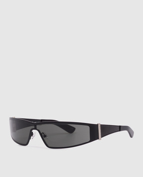 Alexander McQueen Чорні сонцезахисні окуляри Y2k 821679I3330w