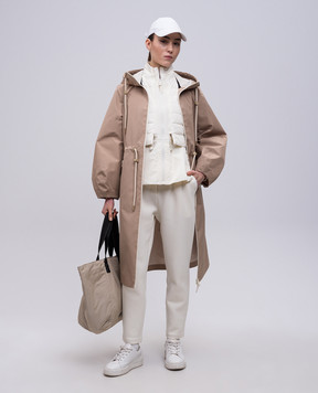 Mackage Белые брюки MARIANA с логотипом MARIANA