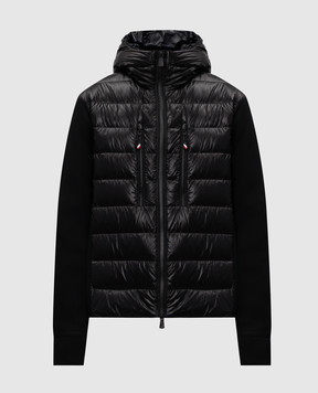 Moncler Grenoble Черная пуховая куртка с логотипом. J20979B00012C9043