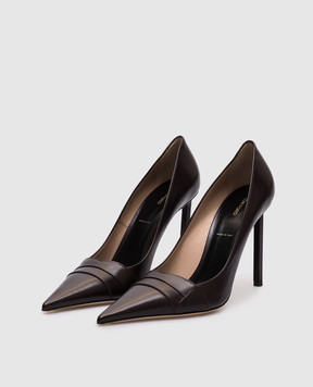 Tom Ford Коричневі шкіряні туфлі W3716LCL002N