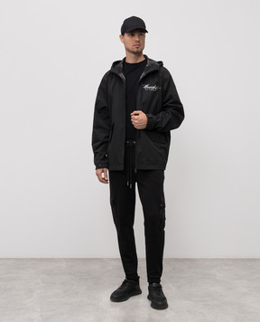 Moncler Черная ветровка Iraclia с вышивкой логотипа K20911A00063597W3