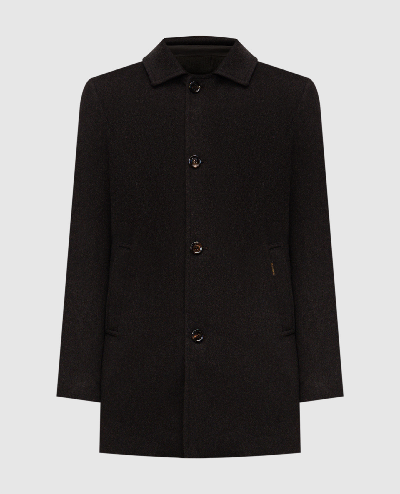 

Коричневая куртка MONFERRATO из кашемира, Коричневый, Пальто